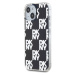 DKNY PC/TPU Checkered Pattern kryt iPhone 14 černý