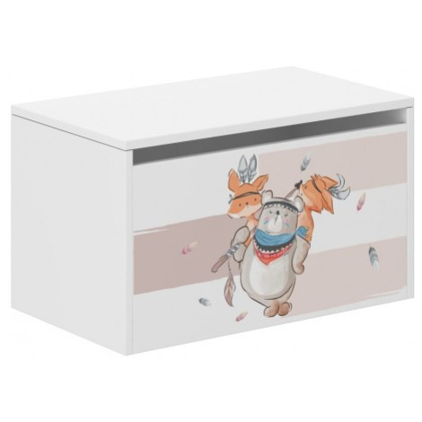 WD Dětský box na hračky 69 x 40 x 40 cm - Medvídek lovec WD Lifestyle