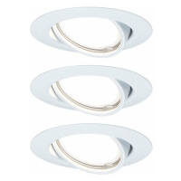 PAULMANN Vestavné svítidlo LED Base kruhové 3x5W bílá výklopné 3-krokové-stmívatelné 934.27 P 93