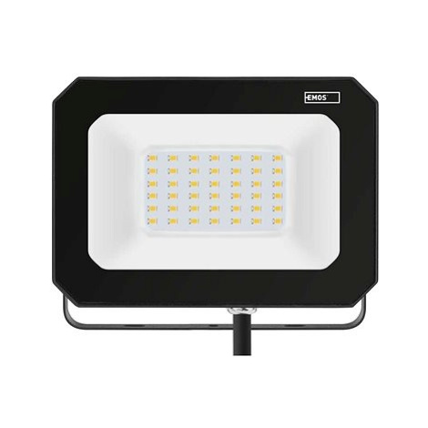 EMOS LED reflektor SIMPO 30 W, černý, neutrální bílá