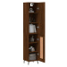 vidaXL Skříň highboard hnědý dub 34,5 x 34 x 180 cm kompozitní dřevo