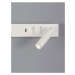 NOVA LUCE nástěnné svítidlo VIDA bílý kov nastavitelné - vypínač na těle USB nabíjení LED Cree 2