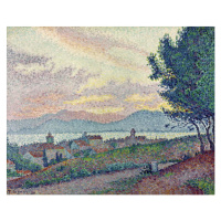 Paul Signac - Obrazová reprodukce St. Tropez, Pinewood, 1896, (40 x 35 cm)