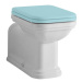 Kerasan WALDORF WC mísa stojící, 37x65cm, spodní/zadní odpad, bílá