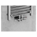 MEXEN/S G00 úhlová termostatická souprava pro radiátor/středová + krycí rozeta S, Duplex, DN50, 
