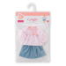 Oblečení sada Top & Skirt Bébé Corolle pro 30cm panenku od 18 měsíců