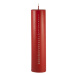 Červená adventní svíčka s čísly Unipar, doba hoření 98 h