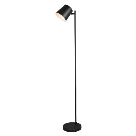 Stojací lampa černá dobíjecí včetně LED 4-stupňové stmívatelné - Mateo TRIO
