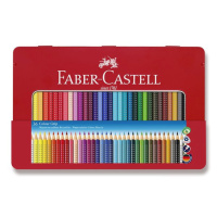 Pastelky Faber-Castell Grip 2001 - plechová krabička, 36 barev