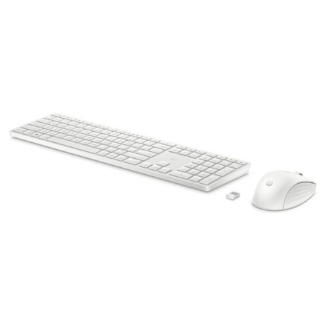 HP 650 bezdrátová klávesnice a myš 4R016AA#BCM Bílá
