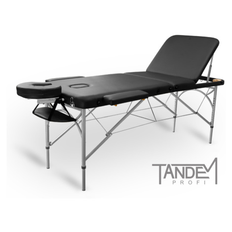 Skládací masážní stůl TANDEM Profi A3D Barva: černá