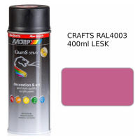 Sprej Crafts růžový RAL4003 400ml