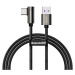 Baseus Legend extra odolný nylonem opletený kabel USB / USB-C 66W 1m black