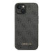 Guess GUHCP14SG4GFGR hard silikonové pouzdro iPhone 14 6.1" grey 4G Metal Gold Logo