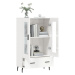 vidaXL Skříň highboard lesklá bílá 69,5 x 31 x 115 cm kompozitní dřevo