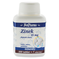 Medpharma Zinek 15 mg 107 tablet