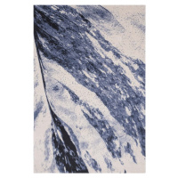 Modrý vlněný koberec 133x180 cm Albo – Agnella