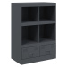 vidaXL Highboard antracitový 67 x 39 x 95 cm ocel