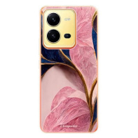 iSaprio Pink Blue Leaves pro Vivo X80 Lite 5G