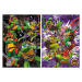 Puzzle Ninja Turtles Educa 2 x 500 dílků a Fix lepidlo