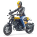 Bruder 63053 Motorka Ducati terénní s motorkářem