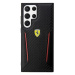 Ferrari FEHCS23LNPYK hard silikonové pouzdro Samsung Galaxy S23 ULTRA 5G black Carbon Contrast E