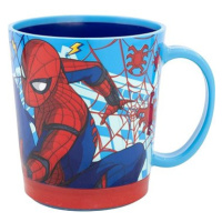 STOR Hrneček s protiskluzovým dnem 410 ml Spiderman