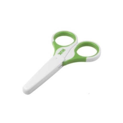 NUK Zdravotní nůžky s krytem, zelená