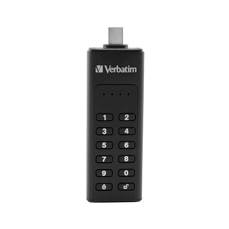 VERBATIM Keypad Secure Drive USB-C 128GB USB 3.1