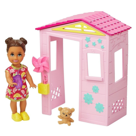 Mattel barbie příběh z deníku chůvy růžový altánek grp15/fxg94