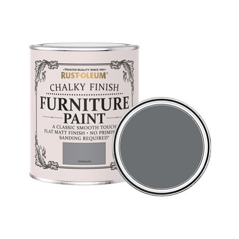 Rust-Oleum Křídová matná barva na nábytek Chalky Finish Furniture Paint, šedé, RO.14011.HU.0.125