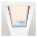 FOA Roleta Plisé na střešní okna, průsvitná, krémová, P 003, bílý profil, š 63 cm, v 122 cm