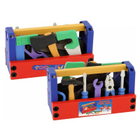 Pracovní nářadí dětské barevné set s pásem v přepravním boxu plast