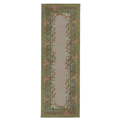 Ručně tkaný vlněný běhoun 80x300 cm Verona Floral – Flair Rugs