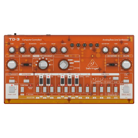 Behringer TD-3 Syntetizátor Transparent Orange