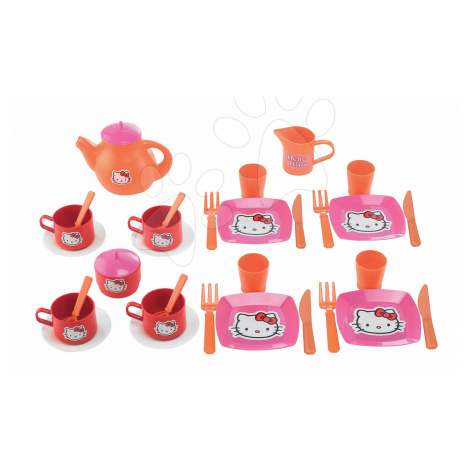 Écoiffier čajová sada Hello Kitty pro děti 2609-1 růžovo-oranžová Ecoiffier