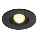 SLV BIG WHITE SADA NEW TRIA MINI, vestavné svítidlo, LED, 3000K, kulaté, černé, 30°