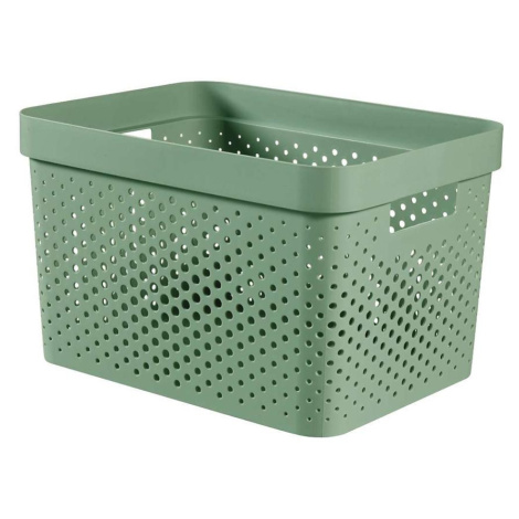 Box děrovaný Infinity recycled 245855 zelená 17l BAUMAX
