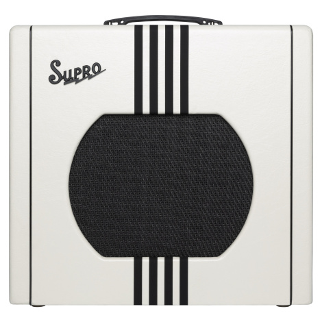 Supro Delta King 12 Ivory Black