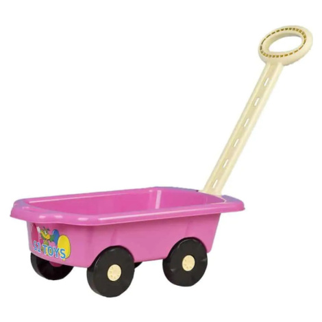 BAYO Dětský vozík Vlečka růžový BAYO.S