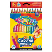 Trojhranné pastelky Colorino JUMBO - 12 barev
