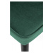 HALMAR Designová židle Tiera tmavě zelená