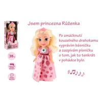 Panenka princezna Růženka 35 cm, česky mluvící na baterie