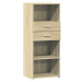 vidaXL Skříň highboard dub sonoma 50 x 42,5 x 124 cm kompozitní dřevo