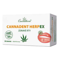 Cannaderm Cannadent HerpEX zdravé rty 28 tob.