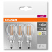 OSRAM LED Filament žárovka E14 4 W, teplá bílá, 3ks