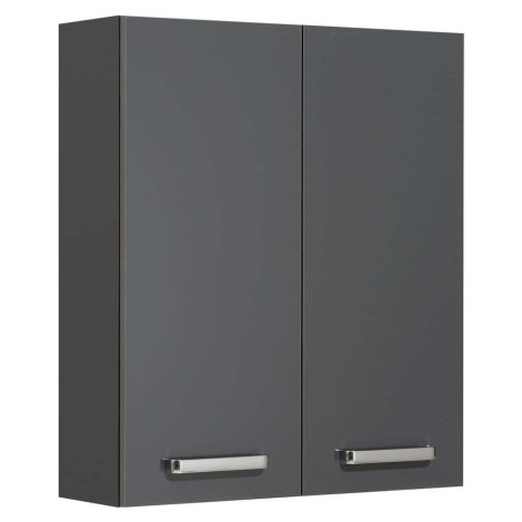 Tmavě šedá závěsná koupelnová skříňka 60x70 cm Set 311 - Pelipal