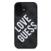 Guess PU Leather 4G Big Love Logo MagSafe Zadní Kryt pro iPhone 16 Black