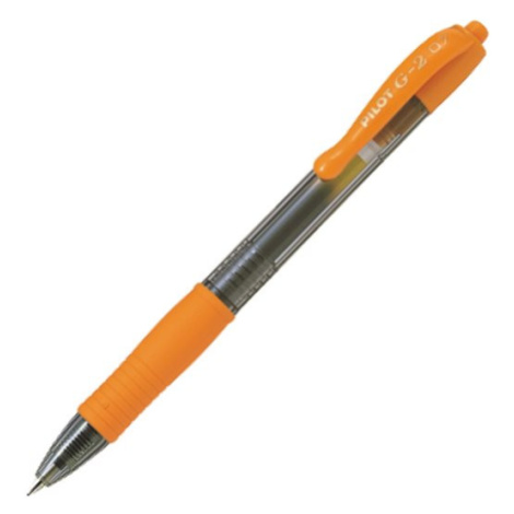 Pilot G-2 Gelový roller 0,7 mm - oranžový