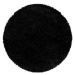 Ayyildiz koberce Kusový koberec Sydney Shaggy 3000 black kruh Rozměry koberců: 80x80 (průměr) kr